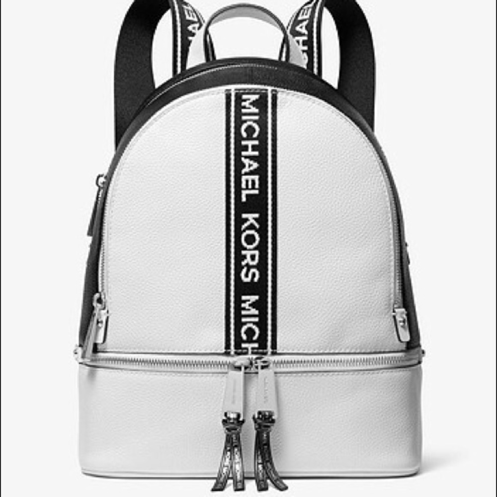Michael Kors Rhea Medium Logo Tape Backpack